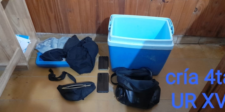 Encontraron en Maciel teléfonos robados en una fiesta en Desvío Arijón