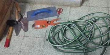 Atraparon a un ladrón robando en una casa en construcción en Timbúes