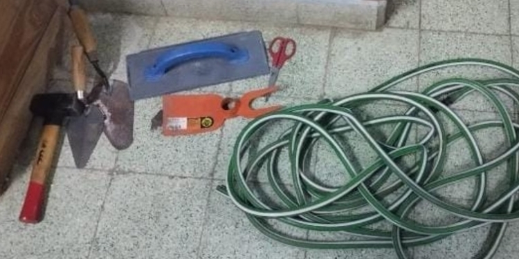 Atraparon a un ladrón robando en una casa en construcción en Timbúes