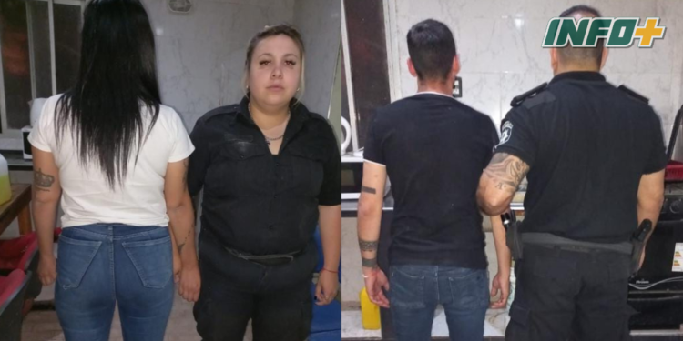 Una pareja demorada por robar masas finas y sándwiches en una panadería