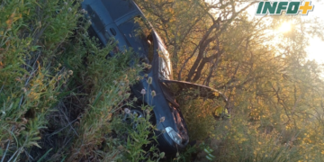 Conductor de Maciel herido tras despistar sobre Ruta 65