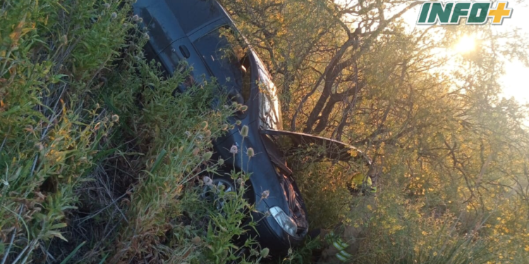 Conductor de Maciel herido tras despistar sobre Ruta 65