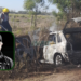 Andino: hallaron incendiado el auto del camarógrafo asesinado en San Lorenzo