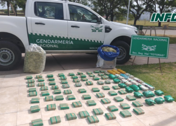 Decomisaron 70 kilos de hoja de coca en Totoras y 80 en autopista
