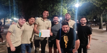 Artistas de Gaboto y Maciel por primera vez en el escenario del Pre Diamante