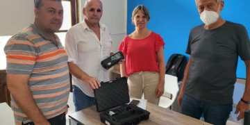 Timbúes recibió un alcoholímetro debido al compromiso en Seguridad Vial