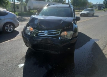 Fuerte choque en la Ruta 11: tres personas lesionadas