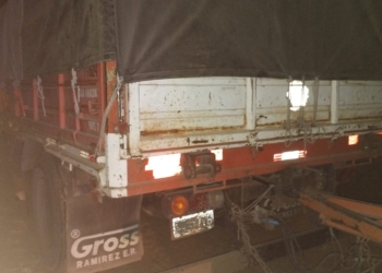 Hallaron en Maciel un camión con pedido de secuestro del año 2020