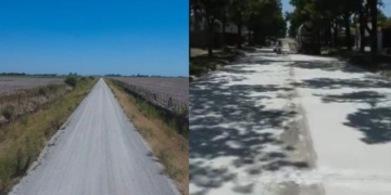 Más obras en San Genaro: ripio en el camino de Campo Mauro y una nueva calle pavimentada