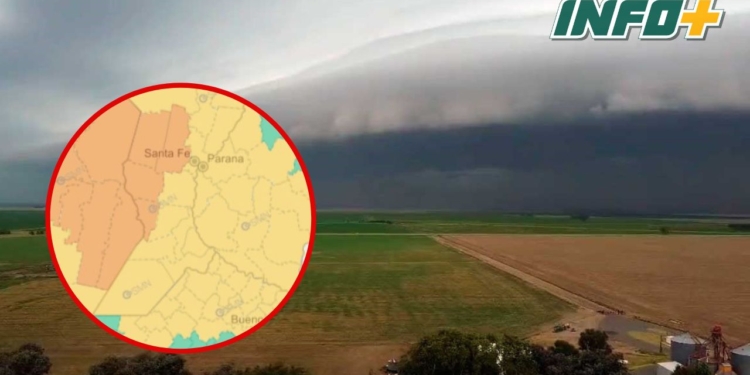 Alerta meteorológico para toda la región: lluvia, viento y posible granizo