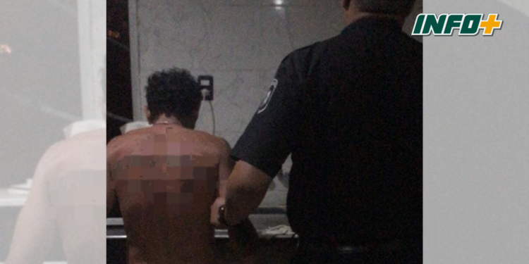 Pateó la puerta y amenazó a su mujer: «Te voy a reventar la cara a fierrazos»