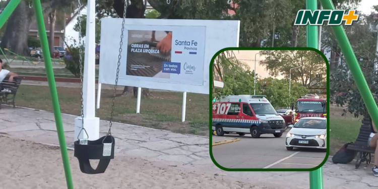 Una nena quedó atrapada en una hamaca y fue rescatada por bomberos