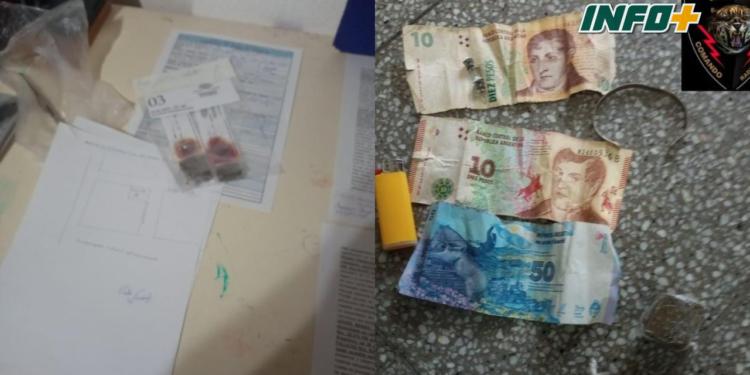 Un joven de Timbúes fue detenido con droga tras una persecución 