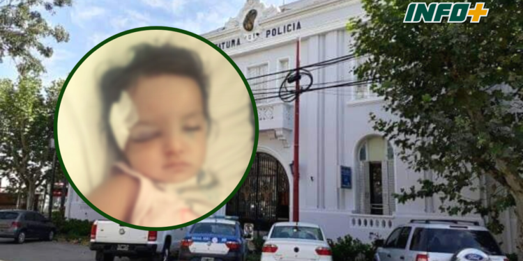 Golpeó a una nena de dos años en la cabeza y le causó graves heridas: fue imputado