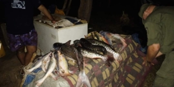 Tres pescadores sancionados en zona de islas frente a Gaboto, Monje y Barrancas