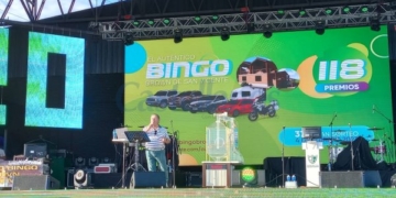 Un vecino de Oliveros se ganó una moto en el Bingo de San Vicente