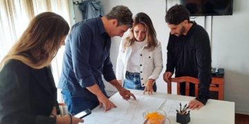 Mauricio Tartaglini recibió a funcionarios de Rodríguez Larreta en Villa Eloísa