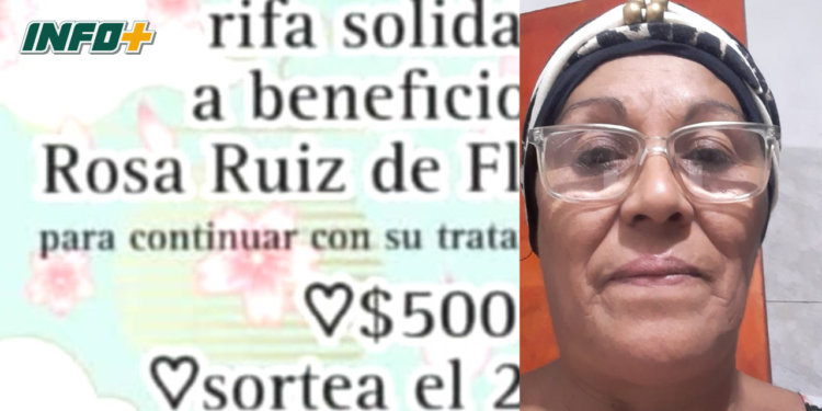 Rosa es de Maciel, lucha contra el cáncer y lanzaron una rifa: “Estoy más que agradecida”