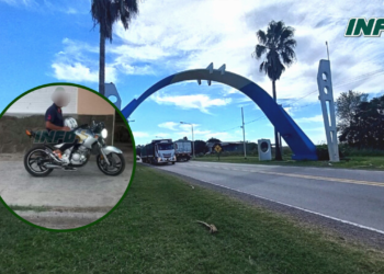 Viajaba en moto entre Totoras y Serodino, lo encerró un camión y cayó: fue hospitalizado