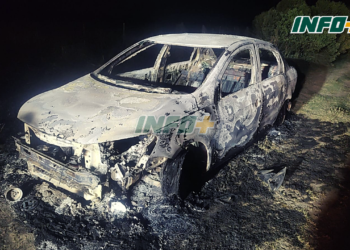 Le robaron el auto en Maciel y se lo incendiaron a metros de autopista en Oliveros