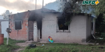 Gaboto: juntan donaciones para la familia que perdió todo en un incendio