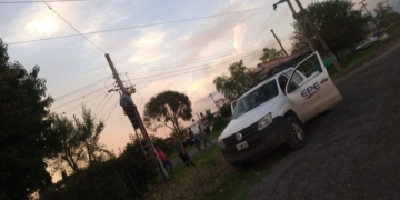 Timbúes sin luz: la EPE trabaja para reestablecer el servicio en los barrios