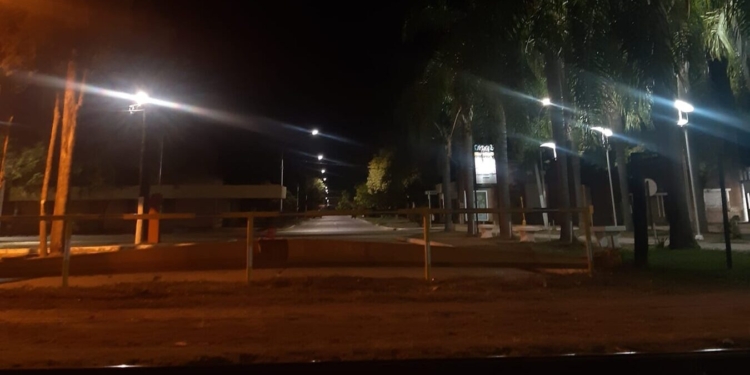 Oliveros adquirió 30 nuevos equipos de luminaria y 15 cámaras de seguridad