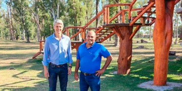Andino turístico: Abraham junto al secretario de Turismo recorrieron una obra pronta a inaugurar