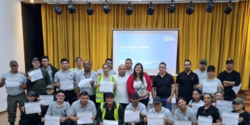 La Guardia Urbana de Timbúes se capacitó con especialistas en Seguridad Vial