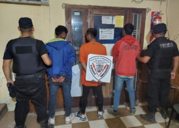 Tres delincuentes detenidos por robar una moto en Timbúes