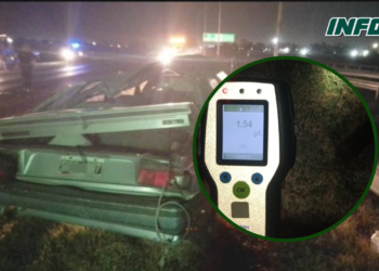 Una mujer alcoholizada chocó contra un auto en autopista e hirió a tres personas