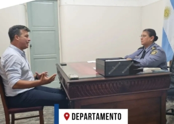 Leo Diana se reunió con la jefa de la Unidad XV de policía y y pidió mayor seguridad