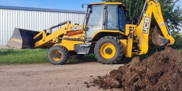 Avanza la construcción de 12 cuadras de cordón cuneta en Totoras