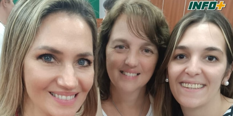 La intendenta de Totoras y Carolina Losada compartieron una jornada de mujeres y política