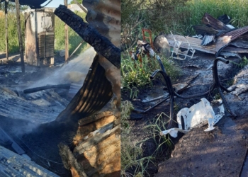 Juntan donaciones para una familia tras el incendio en Totoras: «Se nos quemó todo»