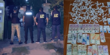 Detuvieron a una mujer con casi 300 bochas de cocaína en la región