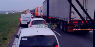 Caos de tránsito en la región por piquetes de transportistas