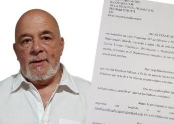 Giovagnoli propone reforestar y generar viviendas y emprendimientos en tierras fiscales de Iriondo