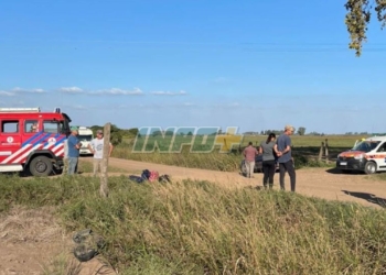 Una docente salía de dar clases en la EFA Totoras y chocó contra un auto