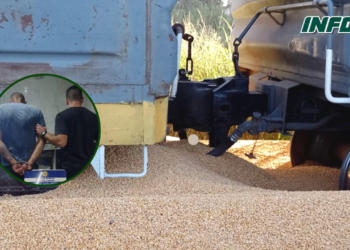 Abrió las boquillas de un tren y provocó el derrame de maíz: fue detenido