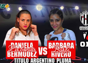 Timbuense albergará la pelea por el Título Argentino Pluma: La Bonita Bermúdez vs Barbi Rivero