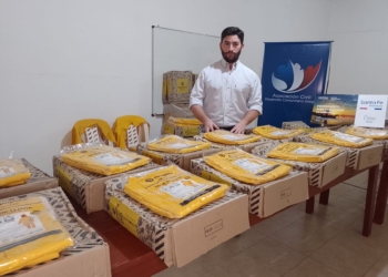 Ruiz gestionó equipamiento para 150 pescadores de Puerto Gaboto