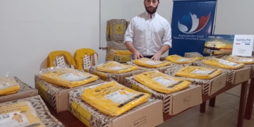 Ruiz gestionó equipamiento para 150 pescadores de Puerto Gaboto