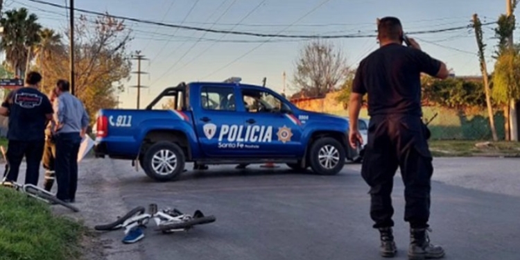 Grave accidente: un nene fue embestido por un camión en Puerto San Martín