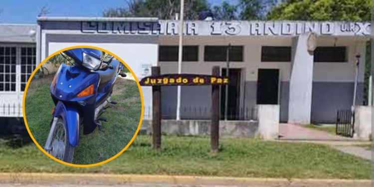 Le robaron la moto en Pueblo Andino y pide ayuda para recuperarla