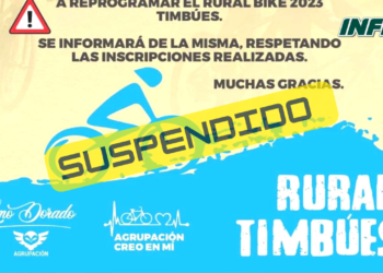Suspendieron el Rural Bike Timbúes 2023 por cuestiones climáticas y será reprogramado