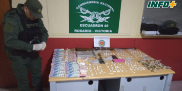 Detuvieron a tres personas con cocaína y marihuana en San Lorenzo