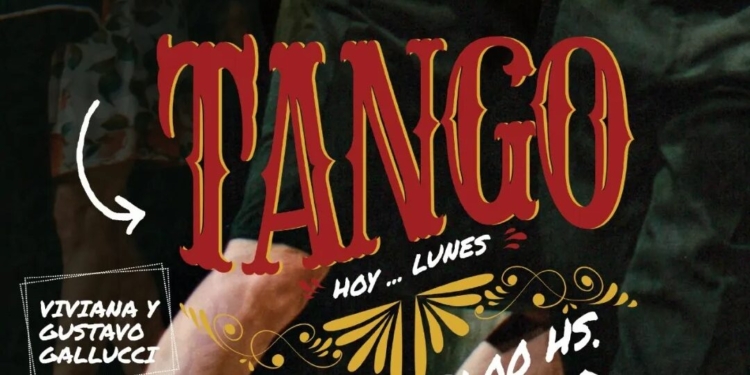 Dictan un taller de tango en Díaz: «un sentimiento que se baila»