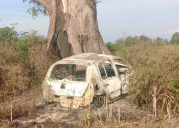 Robo y misterio en Barrancas: apareció quemado un auto robado