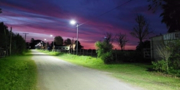 Obra histórica: Larguía ya cuenta con iluminación led en sus calles